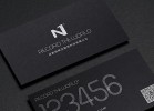 黑卡燙金名片設(shè)計(jì)欣賞-1