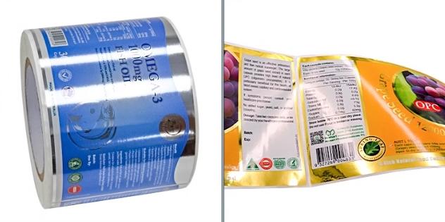 亮銀不干膠標(biāo)簽印刷