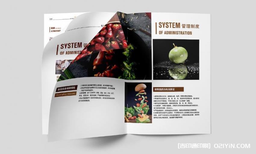 餐飲行業(yè)畫(huà)冊(cè)印刷